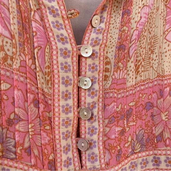 Spell & The Gypsy Collective Poinciana Midi dress in Pink - Picture 4 of 15